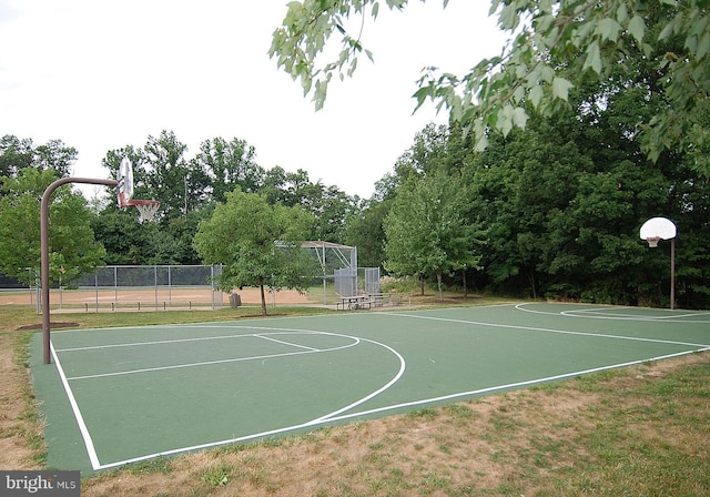 1145 Water Pointe Ln, Reston, VA 20194 - view of basketball court with community basketball court and fence