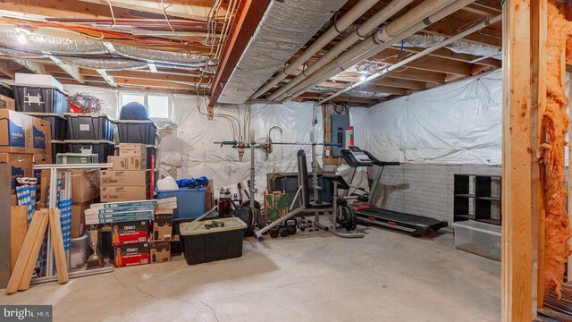 11400 Rolling Green Pl, Hagerstown, MD 21742 - basement with electric panel