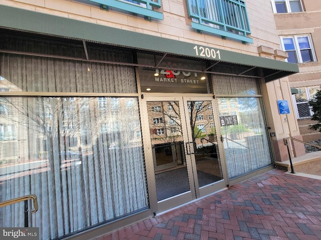 12001 Market St Unit 159, Reston, VA 20190 - property entrance featuring french doors