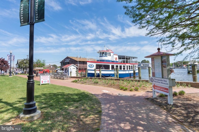 106 Boundary, Saint Michaels, MD 21663 - view of community with a water view and a yard