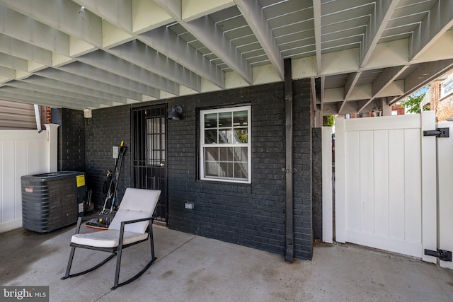 5371 Chillum Pl NE, Washington, DC 20011 - view of patio featuring cooling unit