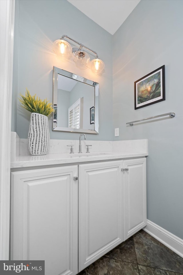 723 Ann Dr, Kennett Square, PA 19348 - bathroom featuring vanity and baseboards