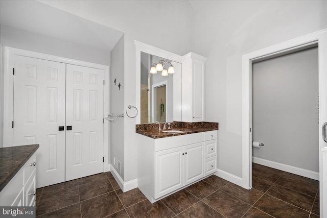 723 Ann Dr, Kennett Square, PA 19348 - bathroom featuring vanity and baseboards