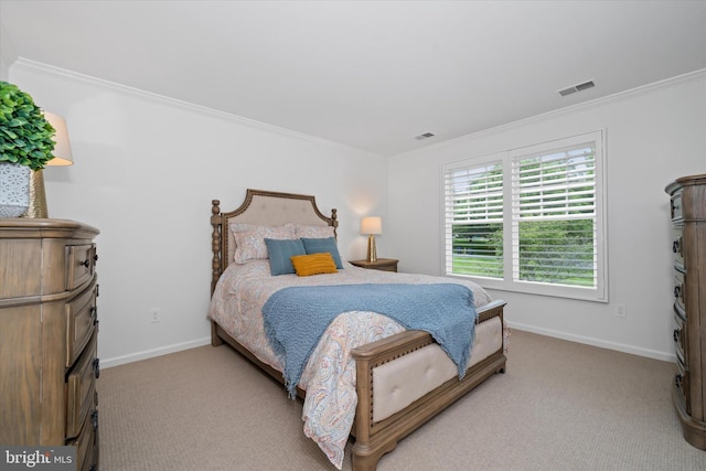 723 Ann Dr, Kennett Square, PA 19348 - bedroom featuring crown molding, light colored carpet, and baseboards