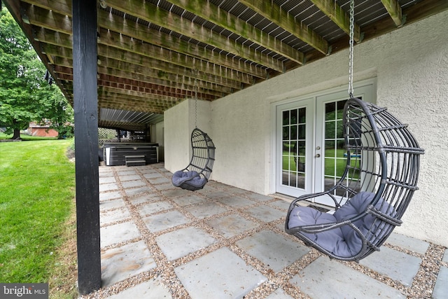 723 Ann Dr, Kennett Square, PA 19348 - view of patio with french doors