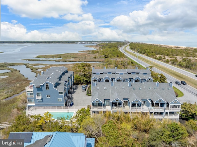 39947 Narrows Rd Unit 13, Fenwick Island, DE 19944 - aerial view featuring a water view