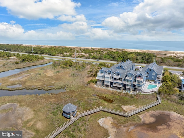 39947 Narrows Rd Unit 13, Fenwick Island, DE 19944 - aerial view featuring a water view