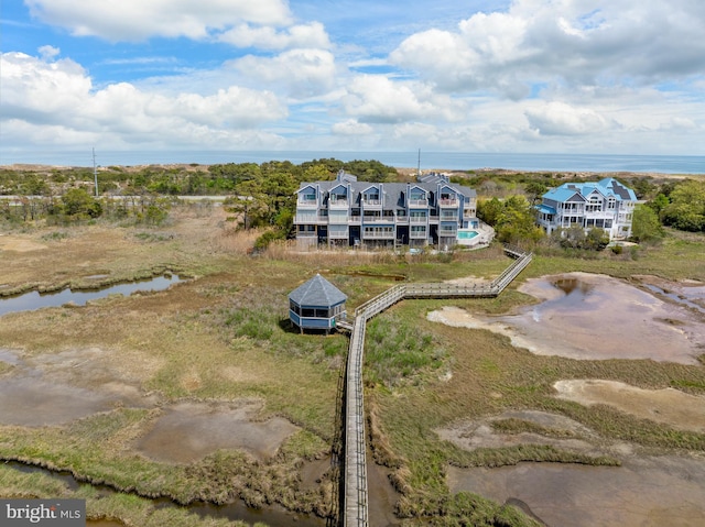 39947 Narrows Rd Unit 13, Fenwick Island, DE 19944 - drone / aerial view with a water view