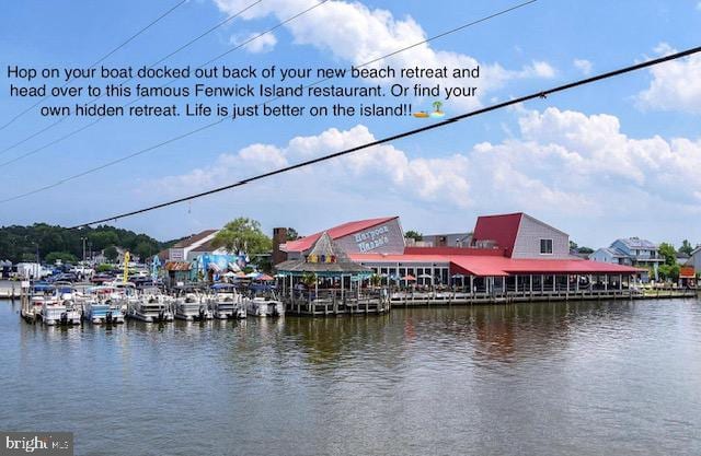 39947 Narrows Rd Unit 13, Fenwick Island, DE 19944 - dock area with a water view
