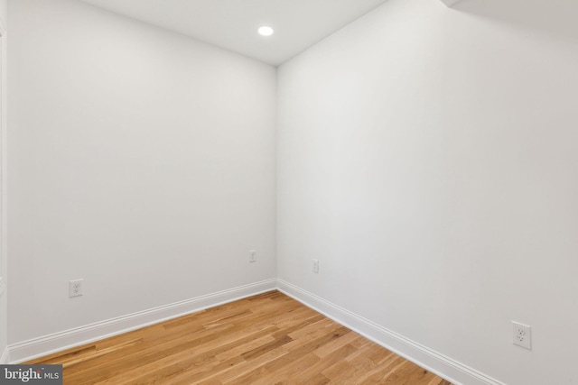 213 Morris St, Philadelphia, PA 19148 - spare room featuring baseboards, recessed lighting, and light wood finished floors