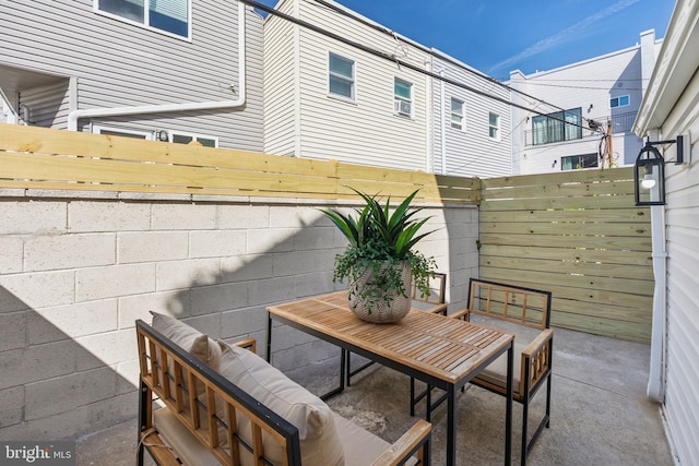 213 Morris St, Philadelphia, PA 19148 - view of patio / terrace featuring outdoor dining area and a fenced backyard