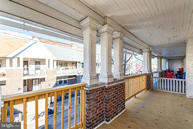 5412 Chancellor St, Philadelphia, PA 19139 - deck with covered porch