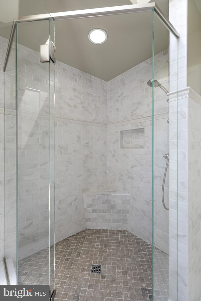 10808 Fieldwood Dr, Fairfax, VA 22030 - full bath featuring a stall shower and tile patterned flooring