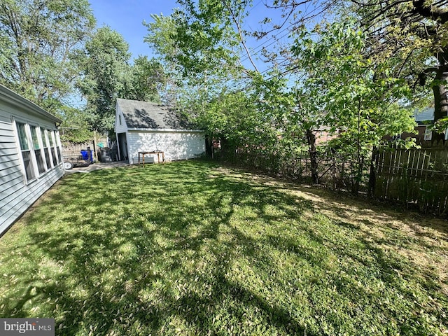 view of yard