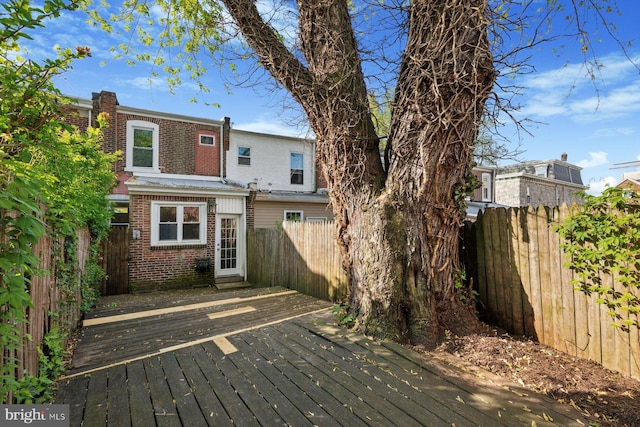 418 Monastery Ave, Philadelphia, PA 19128 - wooden terrace featuring fence