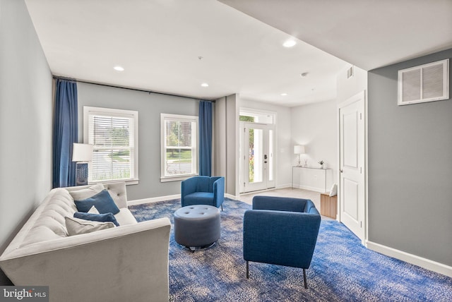 20790 Duxbury Ter, Ashburn, VA 20147 - living area with carpet flooring and recessed lighting