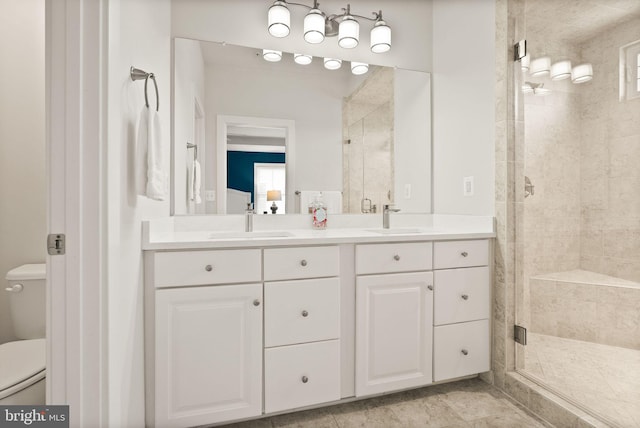 20790 Duxbury Ter, Ashburn, VA 20147 - bathroom featuring a stall shower and double vanity