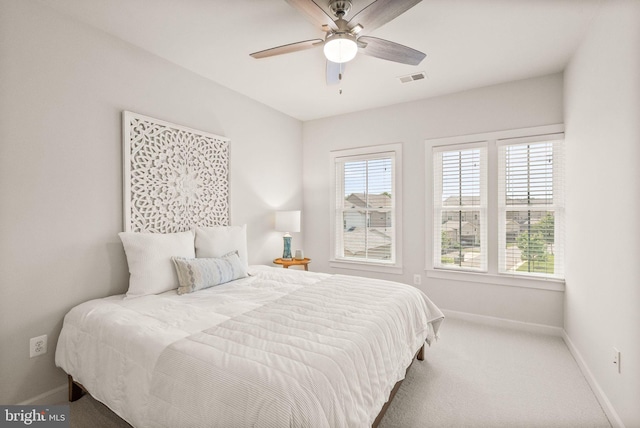 20790 Duxbury Ter, Ashburn, VA 20147 - carpeted bedroom with baseboards and a ceiling fan