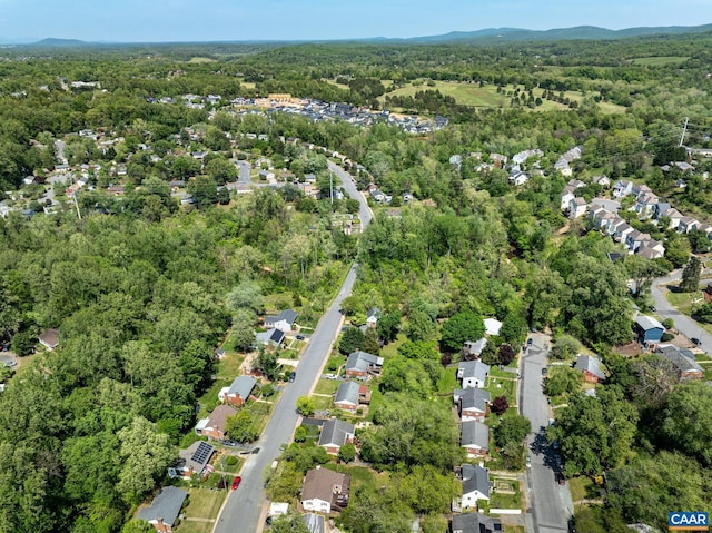 1014 Holmes Ave, Charlottesville, VA 22901 - drone / aerial view with a forest view
