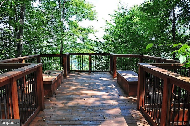 view of deck