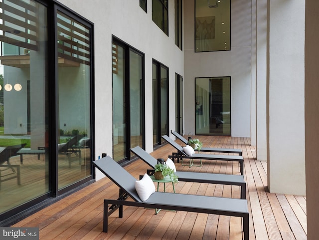 view of deck