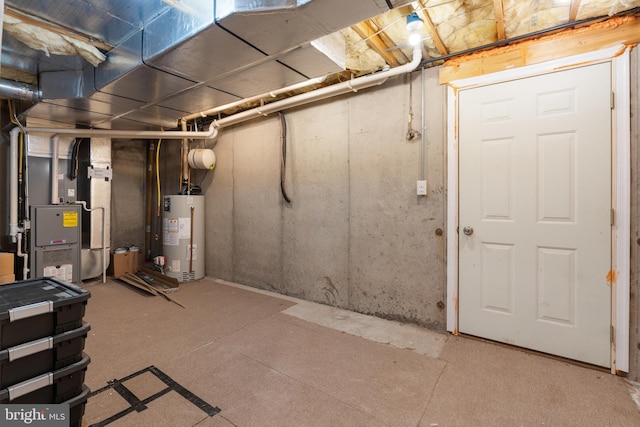 9 Ryan Ct, Telford, PA 18969 - unfinished below grade area featuring heating unit and gas water heater