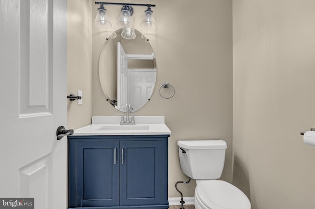 9 Ryan Ct, Telford, PA 18969 - half bathroom featuring toilet and vanity