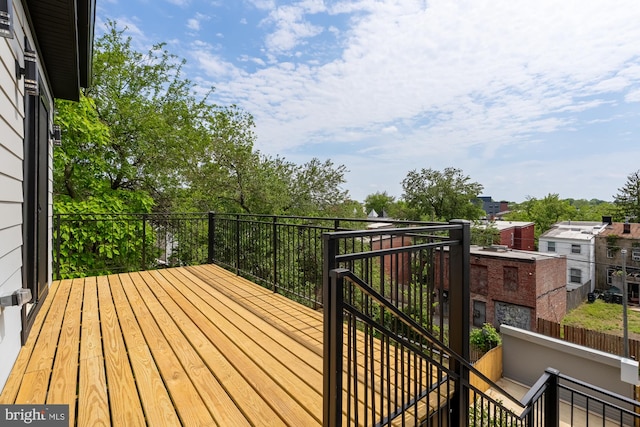 1251 Morse St NE Unit Ph3, Washington, DC 20002 - view of wooden deck