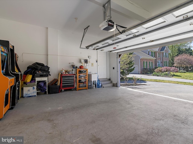 8283 Waterford Mill Ct, Pasadena, MD 21122 - garage featuring a garage door opener