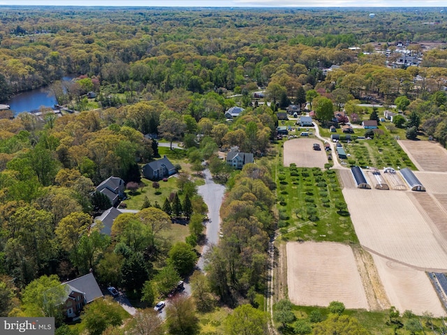 8283 Waterford Mill Ct, Pasadena, MD 21122 - aerial view featuring a forest view