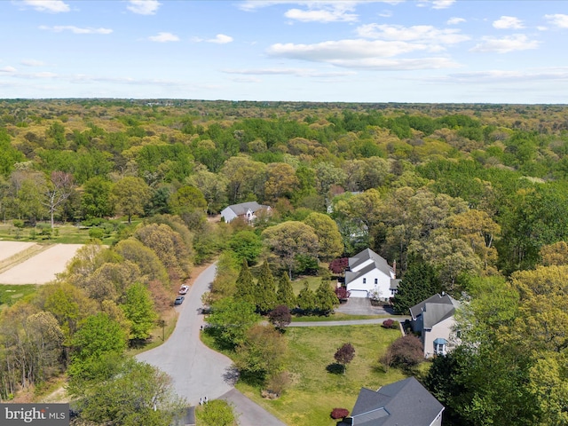 8283 Waterford Mill Ct, Pasadena, MD 21122 - birds eye view of property with a view of trees