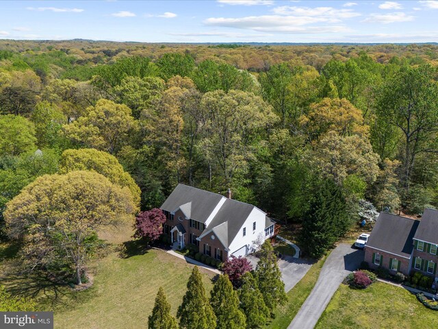 8283 Waterford Mill Ct, Pasadena, MD 21122 - drone / aerial view featuring a view of trees