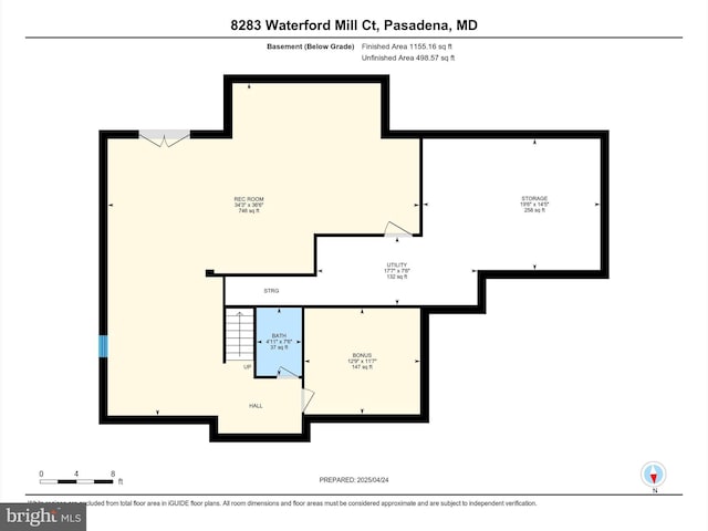 8283 Waterford Mill Ct, Pasadena, MD 21122 - view of layout