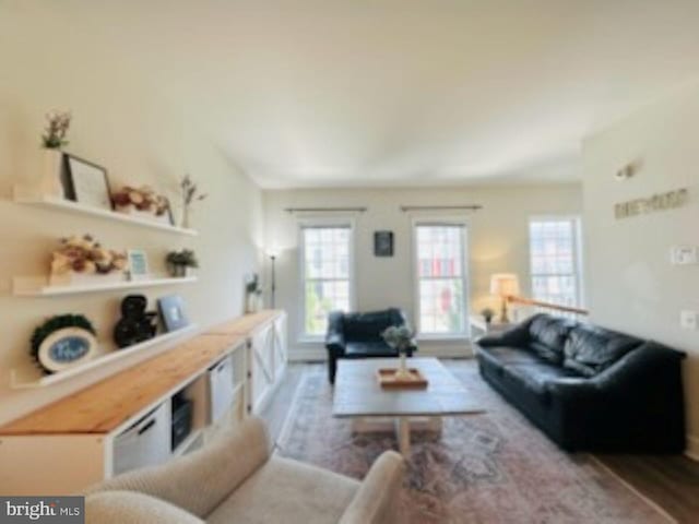 2206 Greywing St, Woodbridge, VA 22191 - living room with healthy amount of natural light and wood finished floors