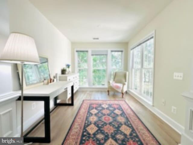 2206 Greywing St, Woodbridge, VA 22191 - home office with wood finished floors