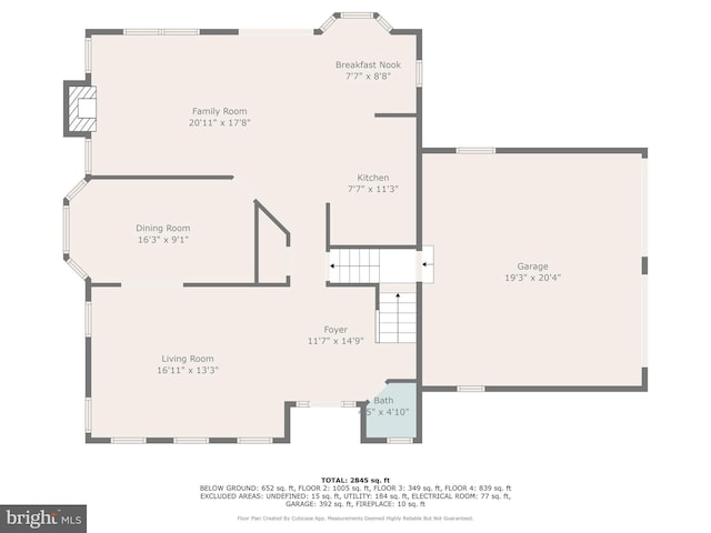 5229 Woodleaf Ct, Centreville, VA 20120 - property floor plan