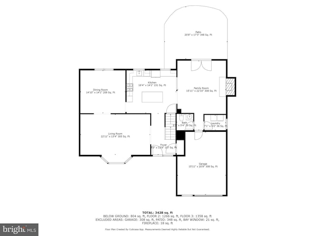 3219 Sunset Ave, Norristown, PA 19403 - property floor plan