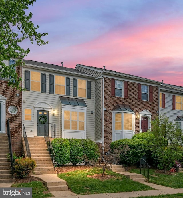 view of townhome / multi-family property