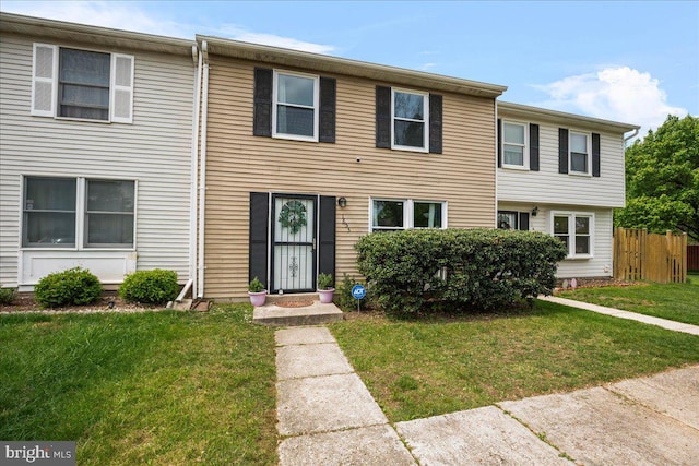 1653 Forest Park, District Heights, MD 20747 - view of property featuring a front lawn and fence