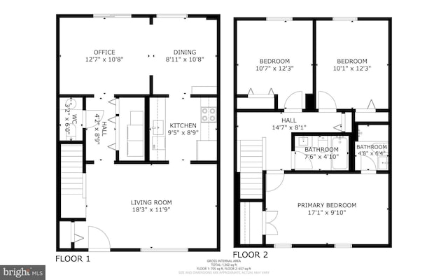 1653 Forest Park, District Heights, MD 20747 - plan