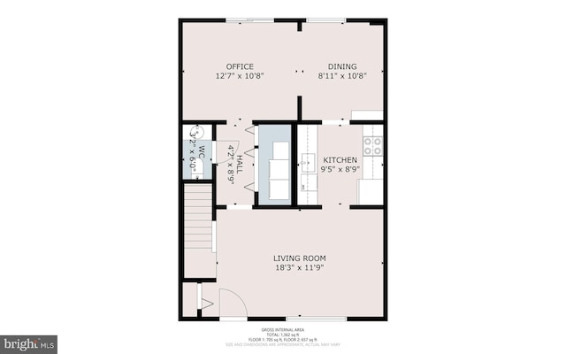 1653 Forest Park, District Heights, MD 20747 - plan