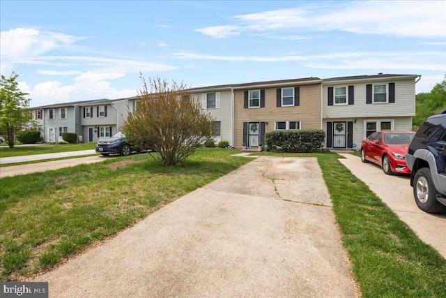 1653 Forest Park, District Heights, MD 20747 - view of property with a residential view and a front lawn