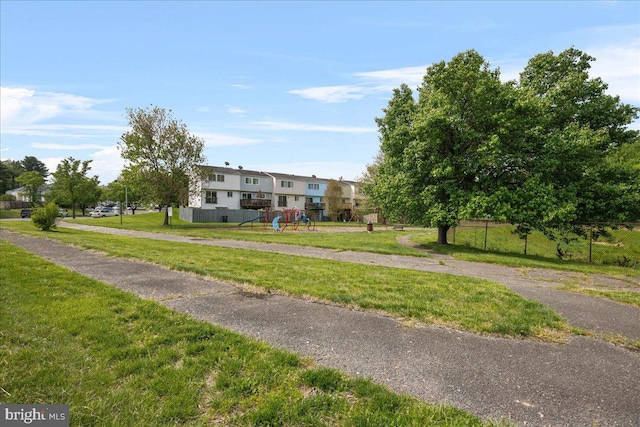 1653 Forest Park, District Heights, MD 20747 - view of property's community with a lawn and playground community