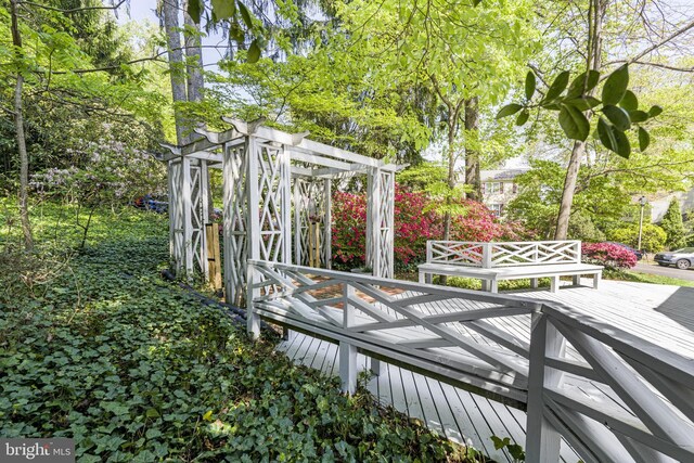 view of deck