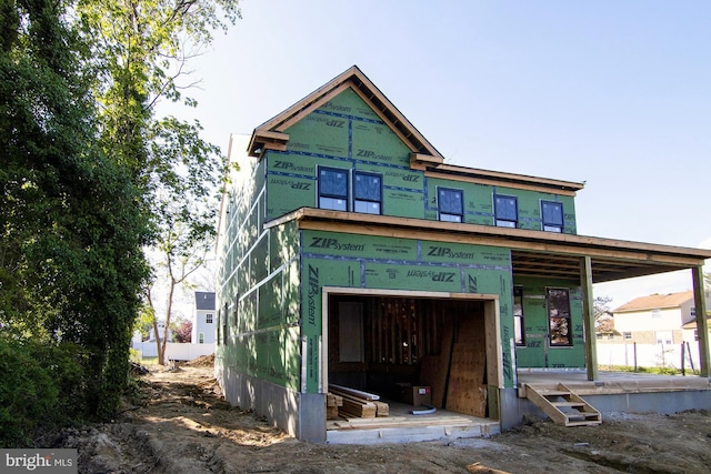 view of front of home