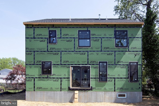 view of front of house with crawl space