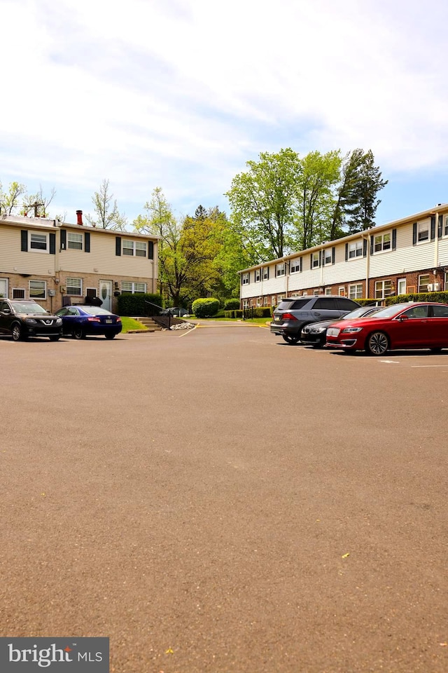 view of uncovered parking lot