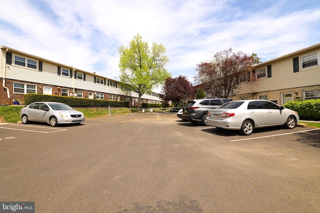 view of uncovered parking lot