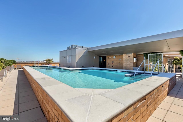 view of pool