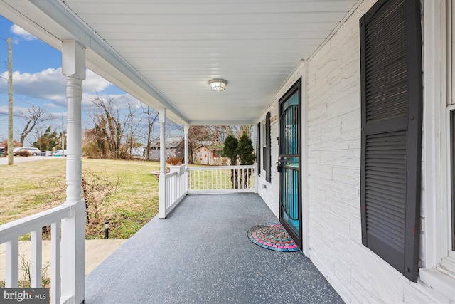 4527 Deer Park Dr, Temple Hills, MD 20748 - view of patio / terrace with covered porch